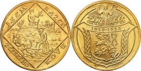 Czech Republic
WORLD COINS

Czechosłowacja. 4 Ducat (Dukaten)y 1928, Kremnica 

Moneta wybita z okazji 10-lecia niepodległości Republiki Czechosł...