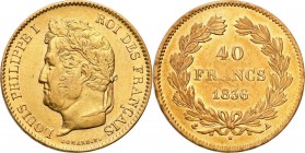 France
WORLD COINS

Francja. Louis Philippe I (1830-1848). 40 francs 1836 A, Paris 

Bardzo ładny, świeży egzemplarz. Dużo połysku.Friedberg 557...