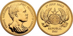 Ghana
WORLD COINS

Ghana. 2 funty (1960) 

Kwame Nkrumah Pierwszy prezydent Ghany.Bardzo ładnie zachowane. Mikroryski.KM M5

Details: 15,97 g A...