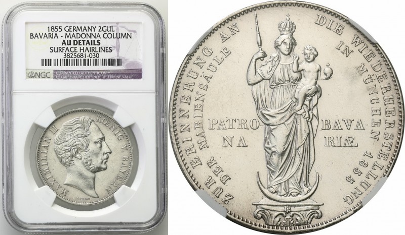 Germany
WORLD COINS

Germany, Bayern. Maksymilian II Józef (1848-1864). 2 gul...