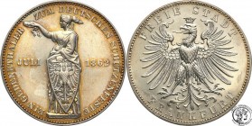 Germany
WORLD COINS

Germany, Frankfurt. Taler (Thaler) 1862 

Delikatnie przetarte tło. Dużo połysku menniczego. Bardzo dobre detale. Patyna.Dav...