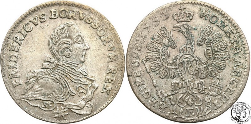 Germany
WORLD COINS

Germany, Prussia. Ort (18 groszy) 1753 E, Królewiec 

...