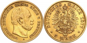 Germany
WORLD COINS

Germany, Prussia. Wilhelm I. 5 Mark 1877 A, Berlin 

Przyzwoicie zachowane.Friedberg 3825; AKS 113; Jaeger 244

Details: 1...