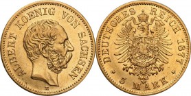 Germany
WORLD COINS

Germany, Sachsen. Albert. 5 Mark 1877 E, Dresden - RARE 

Atrakcyjny egzemplarz z dużą ilości połysku menniczego.Rzadka pięc...