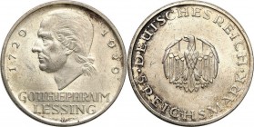 Germany
WORLD COINS

Germany, Weimar. 5 Mark 1929 D Lessing 

 Połysk, patyna, drobne ryski.Ładny egzemplarz.AKS 63; Jaeger 336

Details: 25,89...