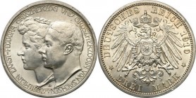 Germany
WORLD COINS

Germany, Sachsen-Weimar-Eisenach. 3 Mark zaślubinowe 1910 A, Berlin 

 Wybite z okazji ślubu księcia z Feodorą vonSachsen-Me...