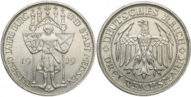 Germany
WORLD COINS

Germany. 3 Mark 1929 E, Muldenhütten 

Wybite na 1000-lecie Miśni.Ryski w tle, przyzwoicie zachowane.AKS 84; Jaeger 338

D...
