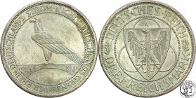 Germany
WORLD COINS

Germany, Weimar. 3 Mark 1930 A, Berlin - Rheinstrom 

 Piękny egzemplarz. Zielonkawa patyna.AKS 88; Jaeger 345

Details: 1...