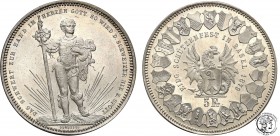 Switzerland
WORLD COINS

Schweiz. 5 francs 1879, Basel 

Piękny egzemplarz, intensywny połysk menniczy i wspanialezachowane detale. Rzadki w taki...