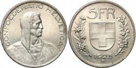 Switzerland
WORLD COINS

Schweiz. 5 francs 1925 

Bardzo ładnie zachowane. Połysk. Rzadsza moneta.

Details: 24,96 g Ag 
Condition: 2 (EF)