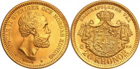 Sweden
WORLD COINS

Szwecja. Oskar II. (1872-1907). 20 koron (korun) 1884, Sztokholm 

Piękny egzemplarz. Połysk.Friedberg 93 a

Details: 8.97 ...