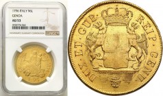 Italy
WORLD COINS

Italien, Genoa. 96 Lire 1796 NGC AU53 

Dużo świeżości i połyskumenniczego. Bardzo ładnie zachowana moneta. Rzadsza w takim st...