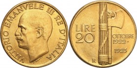 Italy
WORLD COINS

Italien. Vittorio Emanuele III. (1900-1946). 20 Lire 1923 R, Rome 

Pięknie zachowane. Rzadsza, ciekawsza moneta. Friedberg 21...
