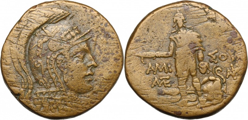 Greek Asia. Pontos, Amisos. Time of Mithradates VI Eupator (c. 85-65 BC). AE 29 ...