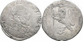 Bologna. Pio IV (1559-1565), Gian Angelo de' Medici. Bianco. CNI 15. M 70. Berm. 1076. AG. g. 4.70 mm. 29.30 qBB.