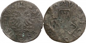 Bozzolo. Scipione Gonzaga (1613-1670). Da 3 soldi. CNI 66/69. MIR 80. MI. g. 1.24 mm. 20.00 RR. qBB.
