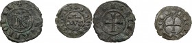 Brindisi. Federico II di Svevia (1197-1250). Mezzo denaro 1242. MEC 14, 554. Sp. -. D'Andrea 161. MI. g. 0.36 mm. 9.00 R. In aggiunta al lotto denaro ...