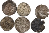 Cagliari. Lotto di sei (6) monete da classificare; una probabilmente di zecca spagnola. MI.