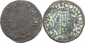 Casteldurante. Guidobaldo I da Montefeltro (1482-1508). Quattrino. CNI tav. XVI,1. Cav. 15. MI. g. 1.48 mm. 20.00 BB.