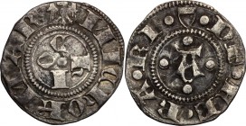 Ferrara. Nicolò III d'Este (1393-1441). Marchesano grosso o bolognino. CNI 1/2. MIR 221. AG. g. 1.02 mm. 18.00 BB.