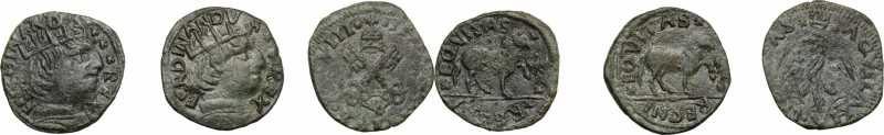 L'Aquila. Lotto di tre (3) cavalli: due di Ferdinando I e uno di Innocenzo VIII....