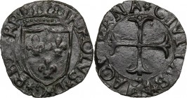 L'Aquila. Carlo VIII re di Francia (1495). Cavallo. CNI 30/44 e 47/49. D'Andrea-Andreani -. cfr. pp. 257-258. MIR 109. AE. g. 1.37 mm. 18.00 L'aquilet...