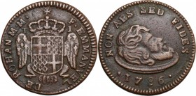 Malta. Fra Emmanuel de Rohan (1775-1797). Tarì 1786. R-S 68. AE. g. 7.93 mm. 25.00 Bel BB.