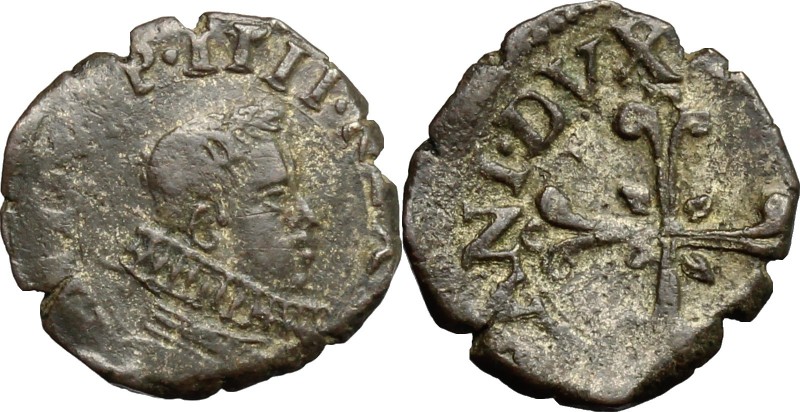 Milano. Filippo IV (1621-1665). Sesino. CNI tav. XXI, 10. Cr. 25. MIR 374. MI. g...