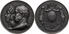 Napoli. Francesco I di Borbone (1825-1830). Medaglia 31 maggio 1830 per la visita dei Reali di Napoli alla Zecca di Parigi. D'Auria 155. Ricciardi 147...