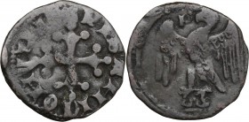 Pisa. Repubblica a nome di Federico II (1313-1406). Picciolo. CNI 123/126. MIR 419. MI. g. 0.76 mm. 14.50 R. BB.