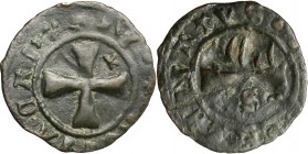 Roma. Senato Romano (1184-1439). Denaro provisino. CNI 382. M. 84. Berm. 155. MI. g. 0.34 mm. 14.00 BB.