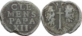 Roma. Clemente XII (1730-1740), Lorenzo Corsini. Bolla. Ser. 542. PB. g. 48.28 mm. 42.00 qBB/BB.