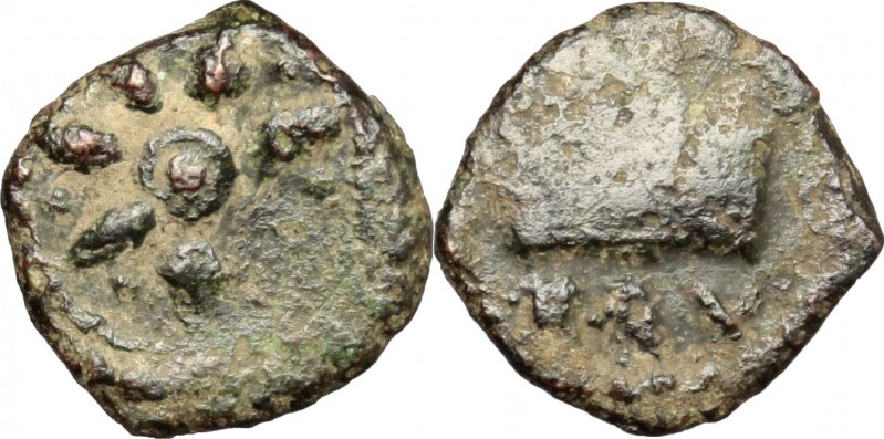 Salerno. Ruggero II (1105-1154). Follaro con stella e corona gemmata (1140-1154)...