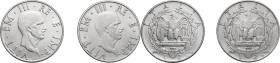 Vittorio Emanuele III (1900-1943). Lotto di due (2) monete da 2 lire 1940: calamitabile e non calamitabile. Pag. 759. Mont. 182 e 183. AC. BB-SPL.