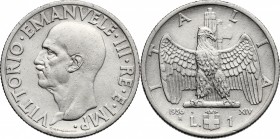 Vittorio Emanuele III (1900-1943). Lira 1936. Pag.789. Mont.218. NI. mm. 26.50 R. BB.