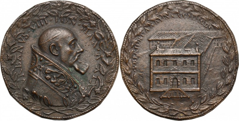 Urbano VIII (1623-1644), Maffeo Barberini. Medaglia annuale, A. XIX. D/ VRBANVS ...