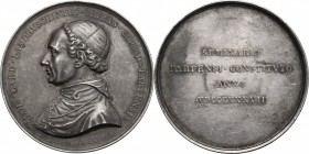 Luigi Lambruschini (1776-1854), cardinale. Medaglia 1837 per ricordare l'Istituzione del Seminario nell'Abbazia di Farfa. Avignone 122. AG. mm. 48.50 ...