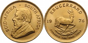 South Africa. Republic. Krugerrand 1976. Fried. B1. AV. mm. 32.50 EF.