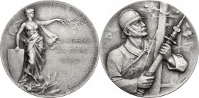 Switzerland, Lugano. Medal June, 29-30 1929 for th 
 international firefighting convention. AR. mm. 40.00 EF.