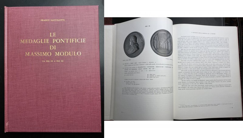 BARTOLOTTI, F. Le medaglie pontificie di massimo modulo. Da Pio IX a Pio XI. Rim...