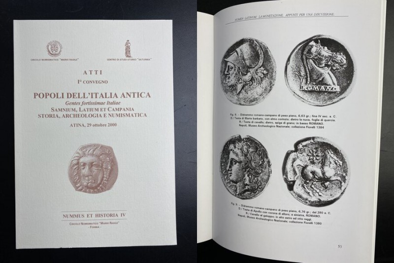 NUMMUS ET HISTORIA. IV. ATTI DEL I CONVEGNO. Popoli dell'Italia Antica. Gentes f...