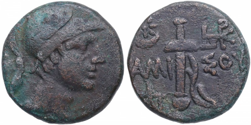 85-65 a. C. Mitrídates VI Eupator. Pontos. Amisos. SNG BM Mar Negro 1158-9. Ae. ...