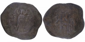 1183-1185. Andrónico I . Constantinopla. Trachy. SB 1985. Ve. MBC-. Est.15.