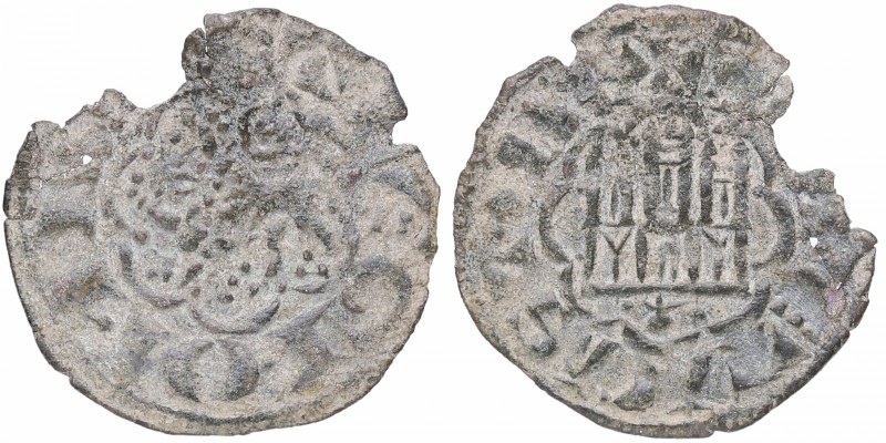 1252-1284. Alfonso X (1252-1284). Coruña. Dinero seisén (Noven incorrectamente e...