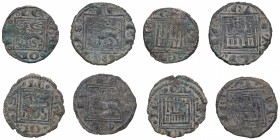 Época medieval. Lote de cuatro monedas medievales. Ve. MBC a MBC+. Est.40.