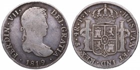 1819. Fernando VII (1808-1833). Potosí. 4 reales. PJ. Cy 9822. Ag. 13,12 g. MBC. Est.40.