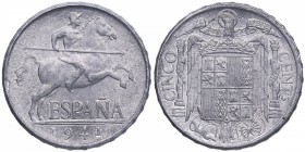 1941. Franco (1939-1975). Madrid. 5 céntimos. Cy 11302. Al. 1,15 g. Escasa. EBC+. Est.40.