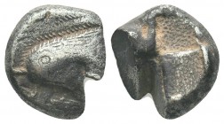 PAPHLAGONIA, Sinope. Circa 490-425 BC. AR Drachm 

Condition: Very Fine

Weight: 4.40 gr
Diameter: 13 mm