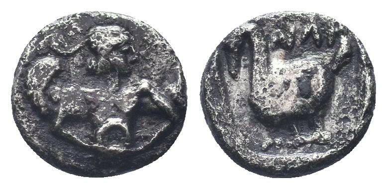 Cilicia, Mallos AR Obol. Circa 440-390 BC.

Condition: Very Fine

Weight: 0.50 g...