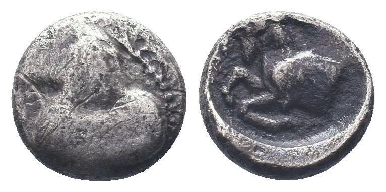 Cilicia, Satraps, AR Obol, 4th century BC

Condition: Very Fine

Weight: 0.70 gr...